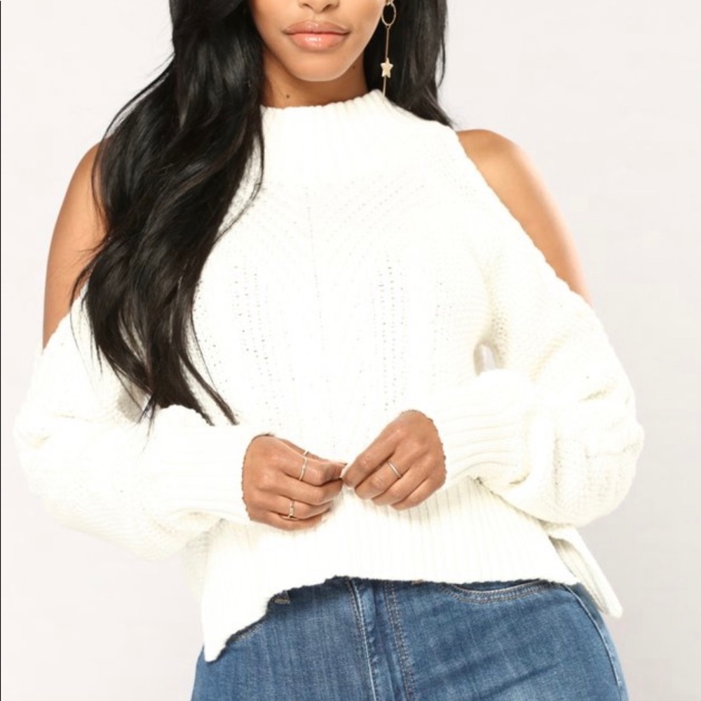 SOLD‼️‼️ Shoulderless Sweater! NWT